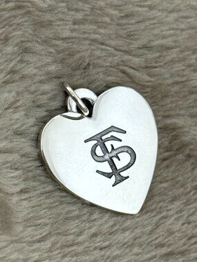 Florida State University Classic Heart Charm